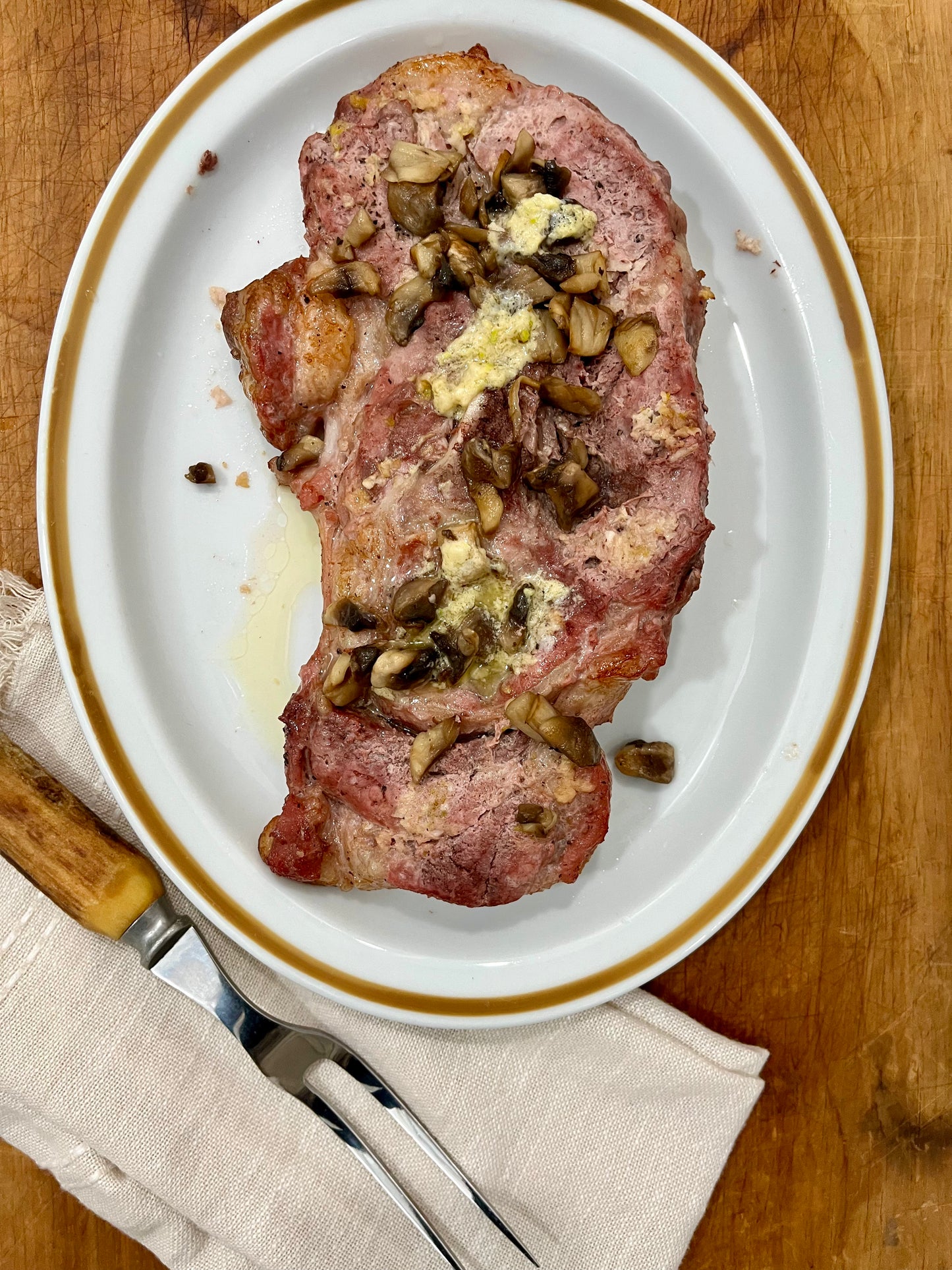 Fresh Pork Bone-In Shoulder Steak