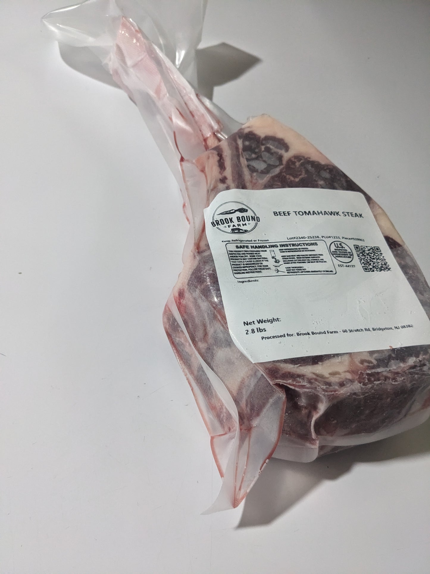 Beef Tomahawk Ribeye Steak