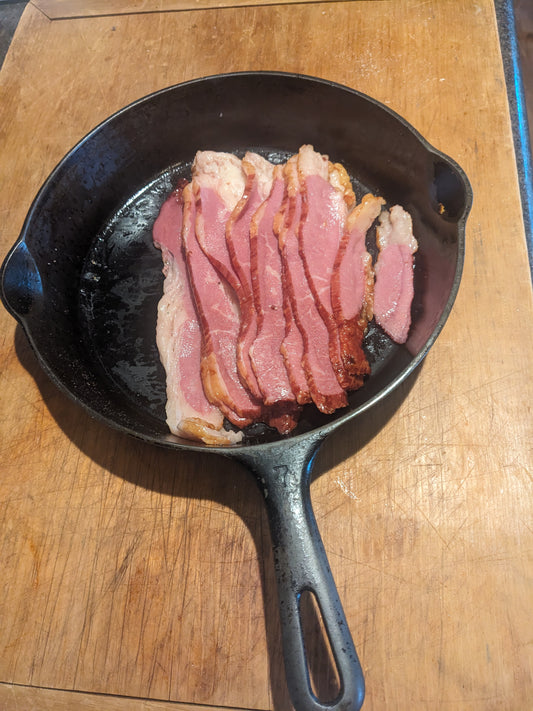 Grass Fed Beef Bacon - Salt and Maple Sugar Cured